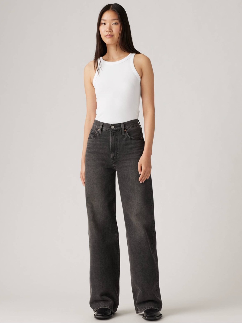 Levi Ribcage Wide-leg Jeans
